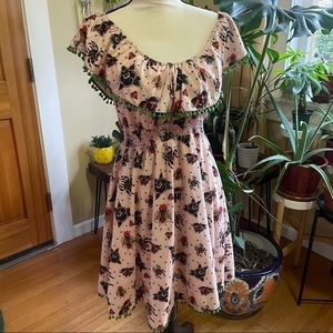 Sourpuss You’re Buggin Me Fiesta Dress